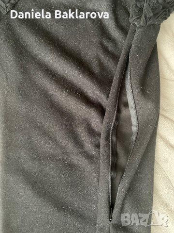 Черна рокля, размер XS, снимка 3 - Рокли - 39044698