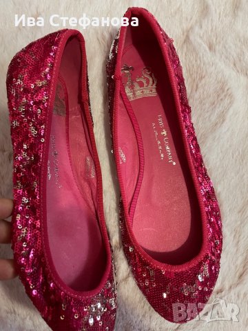 Нови цикламени балеринки с пайети  , снимка 7 - Дамски ежедневни обувки - 36715914