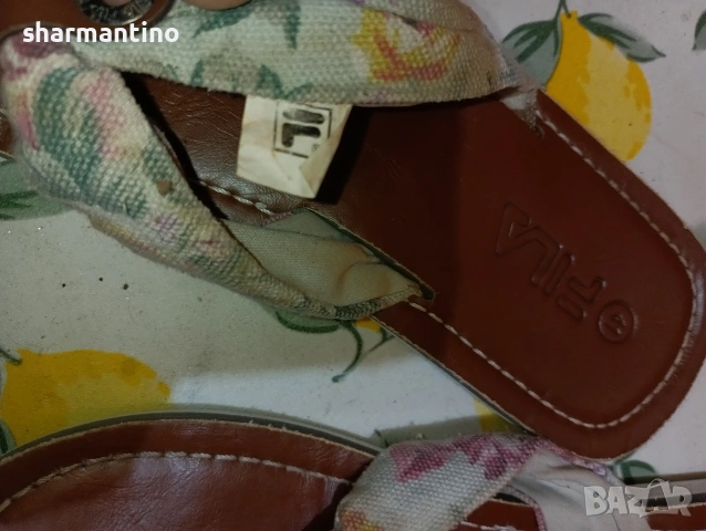 Fila N 41 кожени джапанки, снимка 3 - Джапанки - 53360499