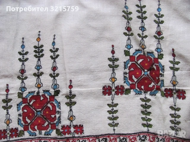 Много красиви 2 бр. Пердета, бродерия , фолк мотиви , кенар, снимка 8 - Антикварни и старинни предмети - 50930141