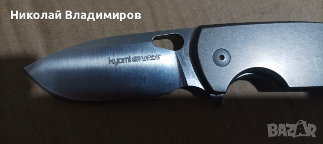 Оригинален нож двобен kyomi viper N690Co джобно титан