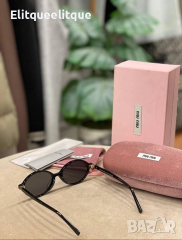 очила с оригинален калъф,кутия и Ув защита miu miu, снимка 2 - Слънчеви и диоптрични очила - 52436760