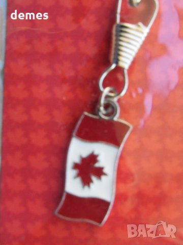 Държач за цип  от Канада-кленов лист