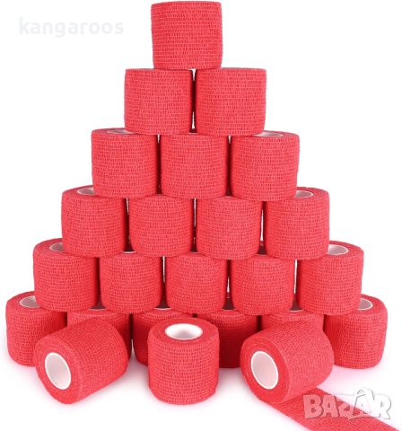 24 ролки самозалепващ бинт (Кобан) Kindmax Lap 5 см х 4.5 м, снимка 2 - Футбол - 43542245