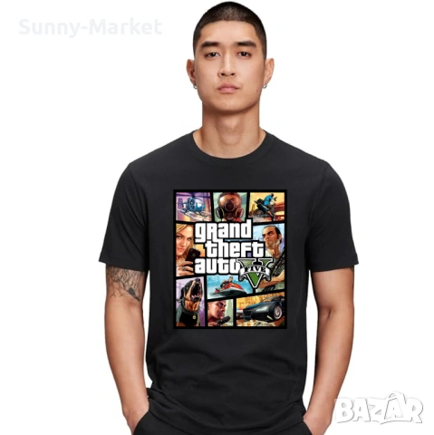 Мъжки и детски тениски GTA V , GTA VI , геймърски тениски и блузи