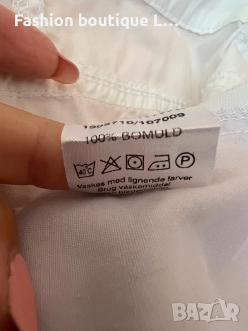 Бяла пола с джобове 40 размер 100% памук 🤍, снимка 8 - Поли - 51846084