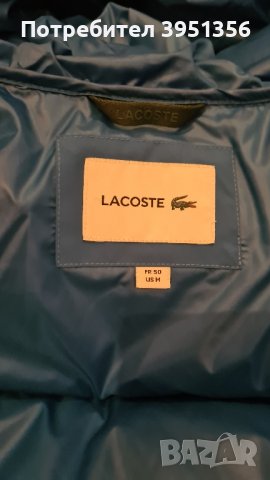 Lacoste зимно яке, снимка 4 - Якета - 43817324