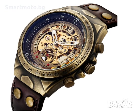 Ръчен часовник за мъже водоустойчив автоматичен механичен часовник, снимка 2 - Мъжки - 43186394