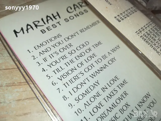 MARIAH CAREY-TAPE 2504252232, снимка 10 - Аудио касети - 50038549