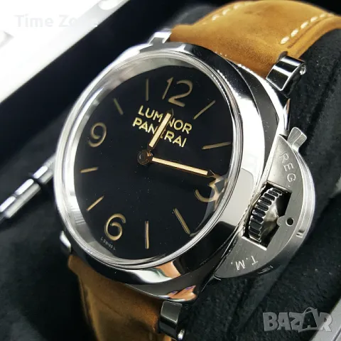 Panerai Luminor 1950 3 Days 47mm Steel Black Dial Manual Winding Panerai Movement, снимка 4 - Мъжки - 48007938
