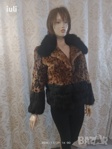 намаление на тигрово патенце естествен косъм , снимка 11 - Палта, манта - 52584849