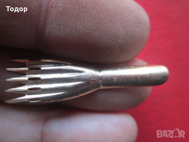 Златен позлатен писец перо Вилиам 0263 писалка , снимка 3 - Ученически пособия, канцеларски материали - 26266201