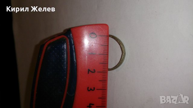 Рядък старинен пръстен сачан с БУКВА О - 66781, снимка 7 - Антикварни и старинни предмети - 28868738