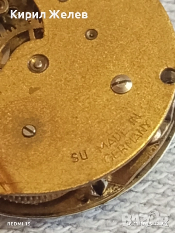 Стар механичен часовник Kienzle ANTI-MAGNETIC GERMANY позлатен 51473, снимка 11 - Антикварни и старинни предмети - 52361610