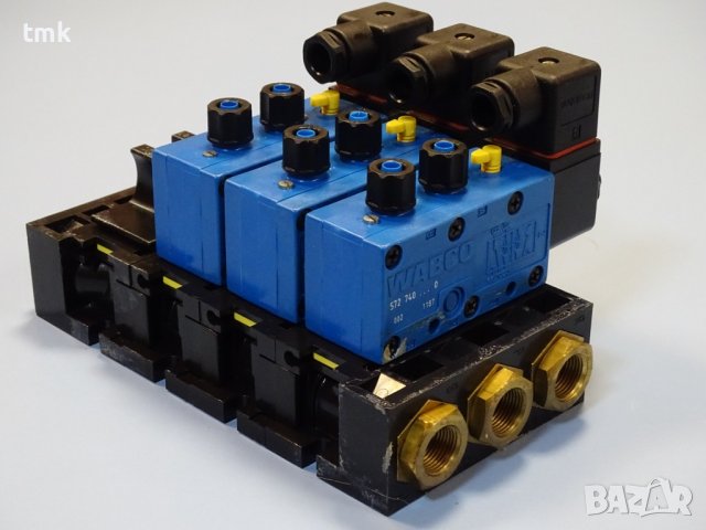 Пневматичен разпределител WABCO 572 740...0 24V DC, снимка 9 - Резервни части за машини - 40528399
