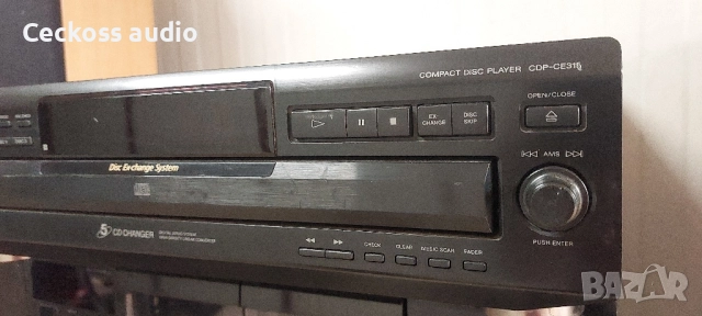 Сд плеър SONY CDP-CE315 5диска с дистанционно , снимка 2 - Ресийвъри, усилватели, смесителни пултове - 51508302