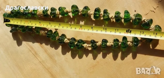 Красива висулка със зелен камък за колие, антика, бижу, броеница, гердан, Нефертити, пустиня , снимка 16 - Други - 12170819