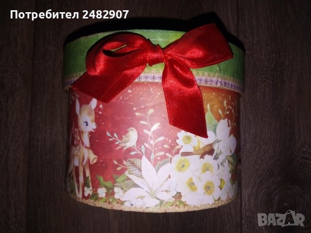 Луксозна коледна чаша "Бамби" , снимка 4 - Арт сувенири - 43057218
