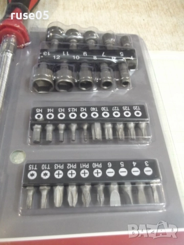 Отвертка гъвкава и комплект битове 31 части нови, снимка 7 - Отвертки - 52136377