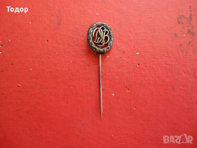 Старинна бронзова значка DSB Ges.Gech., снимка 7 - Колекции - 52670533