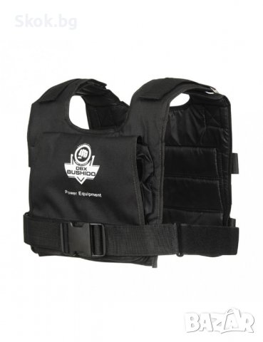 Тренировъчна жилетка с тежести DBX Bushido - 18 kg (6 х 3 kg), снимка 2 - Фитнес уреди - 37976915