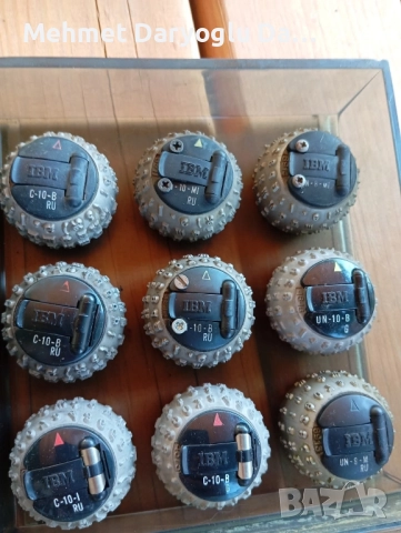 Голф топки за пишеща машина IBM Selectric., снимка 3 - Други машини и части - 51451442
