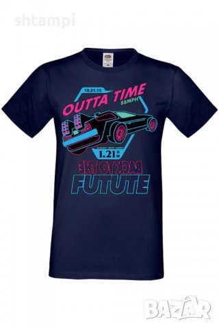 Мъжка тениска Back To The Future,Анимация,игра,Празник,Повод., снимка 7 - Тениски - 37939183