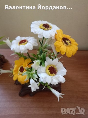 декорация със сапунени цветя , снимка 6 - Декорация за дома - 43821787