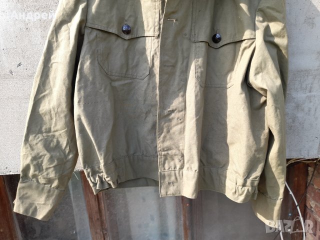 Стара военна,танкистка куртка, снимка 3 - Антикварни и старинни предмети - 40612576