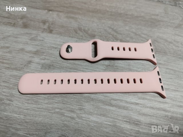 Силиконова каишка за Apple Watch Pink ML 38/40/41mm