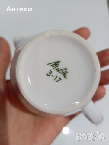 Порцеланова стара каничка маркирана , снимка 2 - Други - 52493226