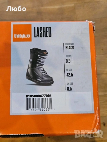 ThirtyTwo Lashed  - сноуборд обувки 42.5 EU, снимка 11 - Зимни спортове - 53539857