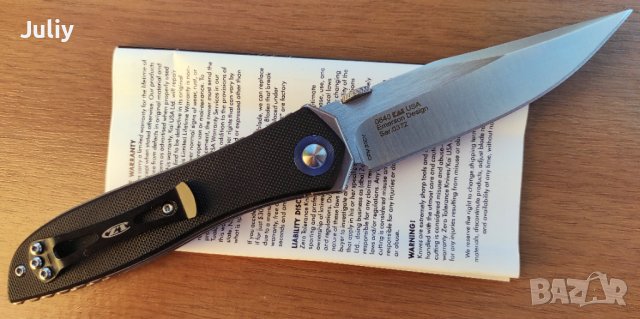 Сгъваем нож ZT0707 / ZT0640, снимка 11 - Ножове - 37994178