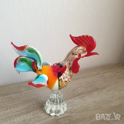 Петел от муранско стъкло