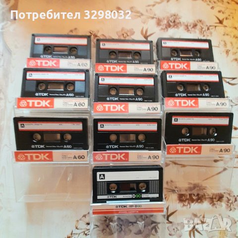 Аудио касети TDK - 90 и 60 мин. мин.- нормал