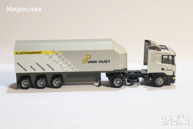 HERPA H0 1/87 SCANIA КАМИОН МОДЕЛ ТРАНСПОРТ НА СТЪКЛО, снимка 6 - Колекции - 50919760