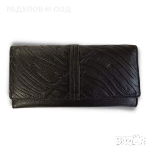 Дамско кожено портмоне с релеф и магнитен капак, различни цветове, снимка 6 - Портфейли, портмонета - 43337979