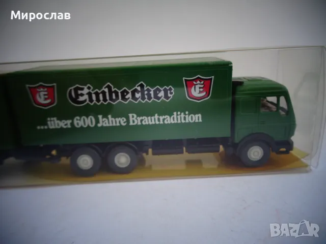 WIKING H0 1/87 MERCEDES BENZ ТИР МОДЕЛ КАМИОН КОЛИЧКА, снимка 3 - Колекции - 47675377