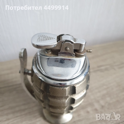 Настолна газова запалка, снимка 4 - Антикварни и старинни предмети - 52303099