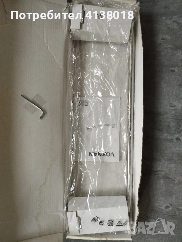 Продавам нова хромирана закачалка тип релса IKEA, VOXNAN, снимка 7 - Аксесоари за кухня - 52001003