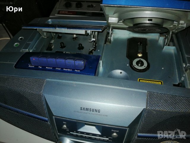 Продавам CD radio касетофон Samsung rcd-m30, снимка 4 - Аудиосистеми - 32465937