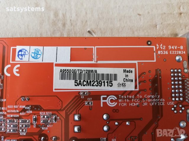 Видео карта ATi Radeon Asus A9550 GE 128MB AGP, снимка 7 - Видеокарти - 28788346