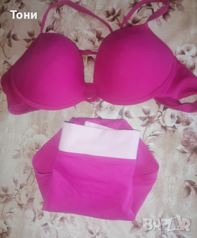 Нов Дамски Бански Костюм Циклама М , снимка 8 - Бански костюми - 50910203