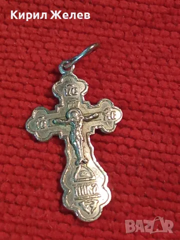 Спаси и Сохрани ПРАВОСЛАВНО СРЕБЪРНО РАЗПЯТИЕ КРЪСТ СРЕБРО 925 МАЙСТОРСКА РЪЧНА СТАРА РАБОТА 48595, снимка 12 - Антикварни и старинни предмети - 48987268