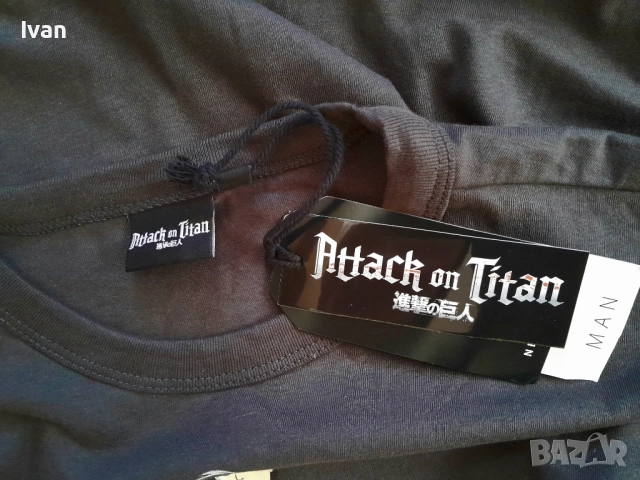Тениска Attack on Titan, снимка 3 - Тениски - 52237141