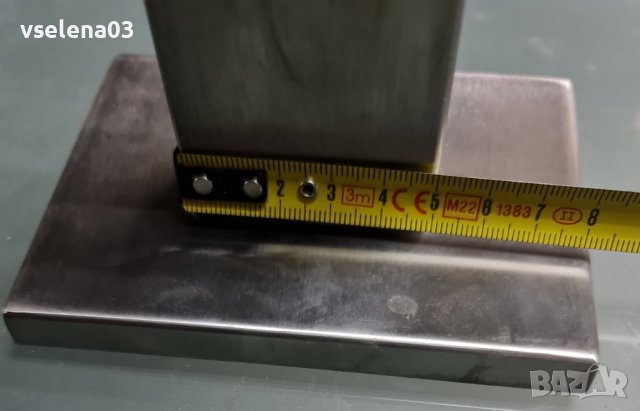 Иноксова капачка за колонка на парапет