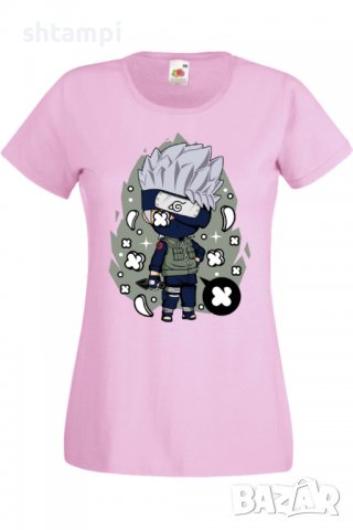 Дамска тениска Naruto Kakashi 01,Анимация,игра,Празник,Повод., снимка 10 - Тениски - 37945880