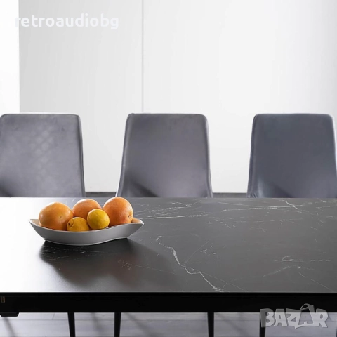  Разтегателна трапезна маса МЕТРОПОЛО КЕРАМИК 120-180x80, снимка 5 - Маси - 52824250