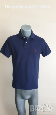 POLO Ralph Lauren Pique Cotton Slim Fit Mens Size S  ОРИГИНАЛ! Мъжка Тениска!, снимка 2 - Тениски - 50822537