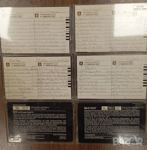 Лот от 6 бр TDK SA-X90 хромни аудиокасети с Албуми Simple minds Lionel Richie Marillion Phil Collins, снимка 3 - Аудио касети - 52143923